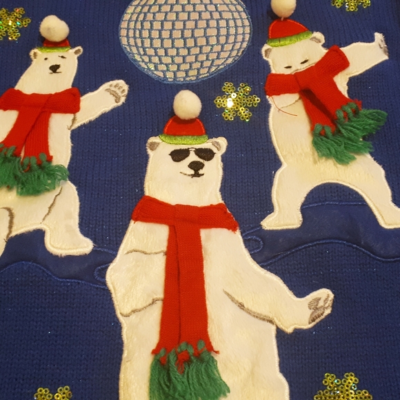EUC Girl's Holiday Sweater - Picture 4 of 5